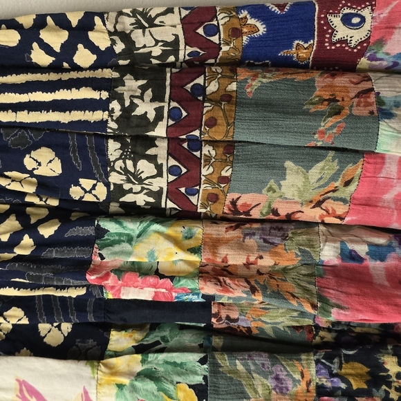 Vintage Floral Patchwork Mini Skirt - Picture 6 of 9